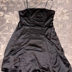 Urban Outfitters Black Strapless Dress